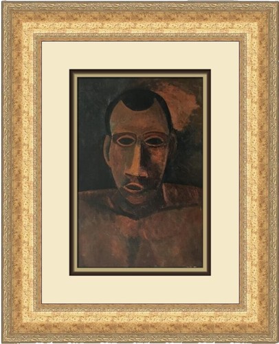 Pablo Picasso Portrait of Daniel-Henry Kahnweiler Custom Framed