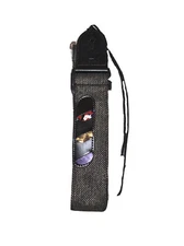 WEPOP Quality Soft Acoustic/Electric Guitar Strap + 3 FREE Guitar Picks