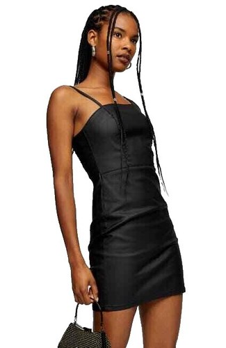 TopShop Women's Joni Asymmetrical Mini Dress Faux Leather Black Sz 4 S New 8399 | eBay TopShop Women's Joni Asymmetrical Mini Dress Faux Leather Black Sz 4 S New 8399 | eBay