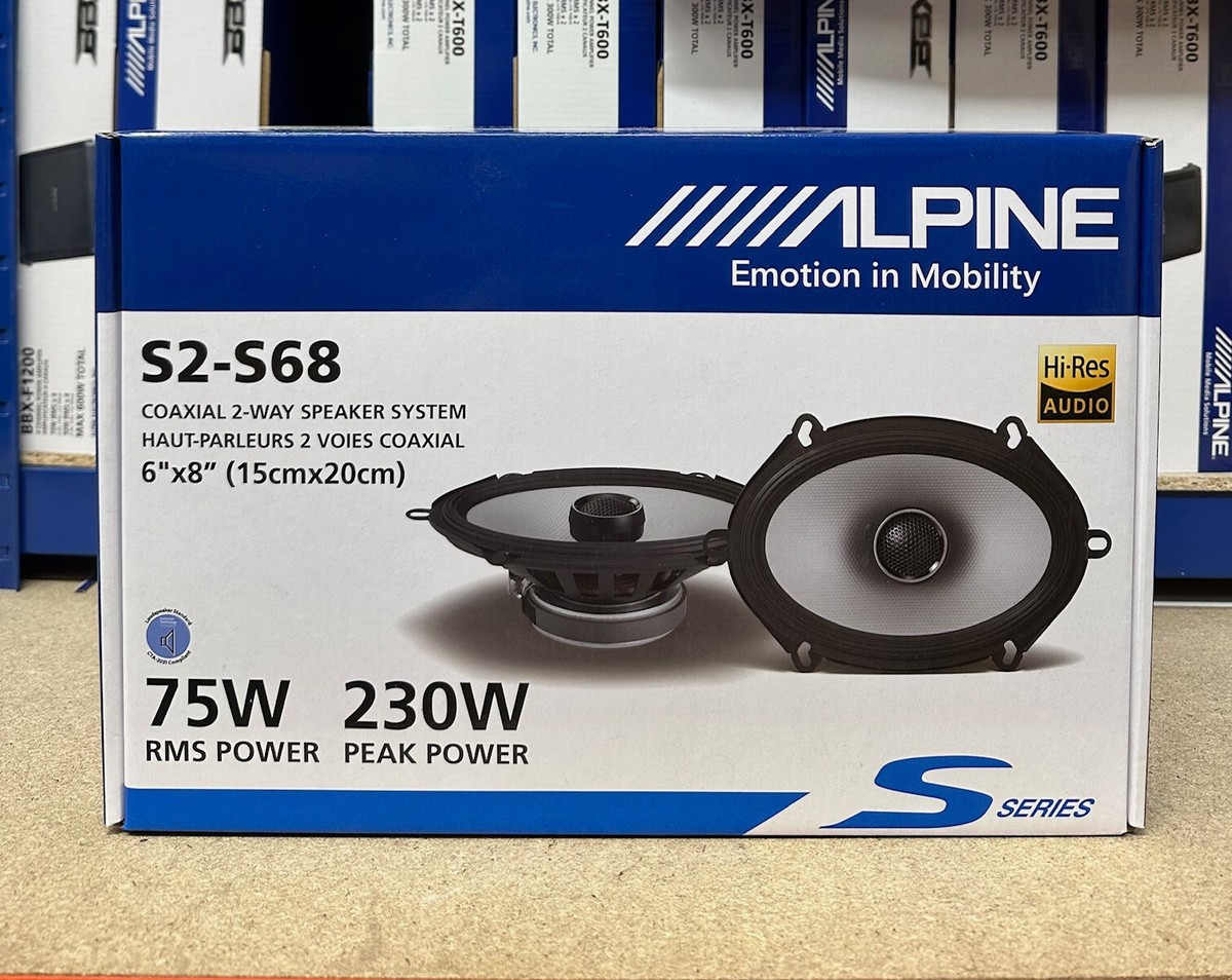 Alpine S-Series 6x8