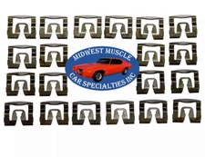 Rear Window Glass Trim Molding Clips Reveal set Fits 71-74 Charger Coronet B43