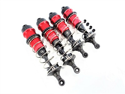New v5 Arrma Typhon 6s BLX Red Aluminum Shock Set Springs