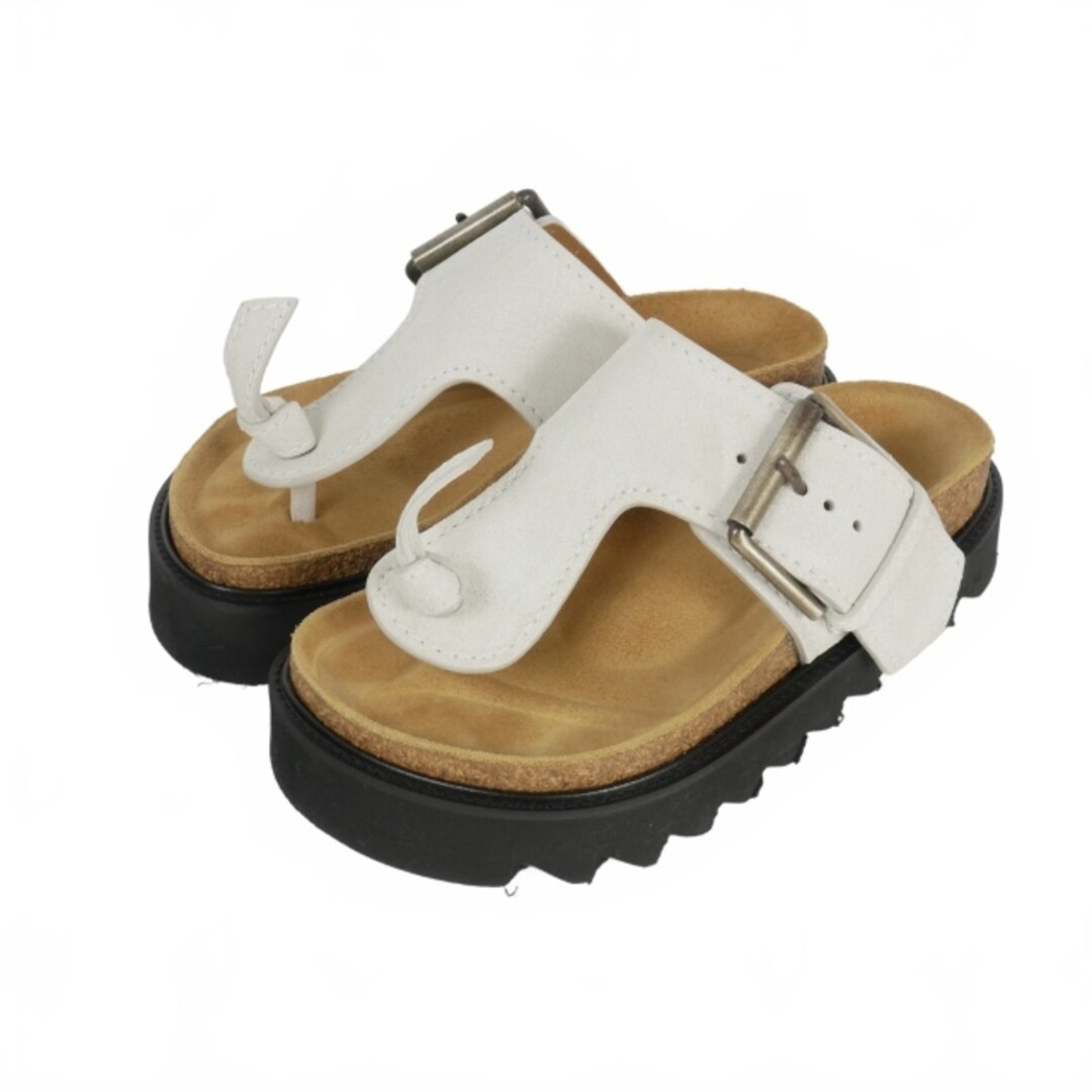Acne Studios platform suede thong sandals 35 white off FN-WN Acne Studios platform suede thong sandals 35 white off FN-WN