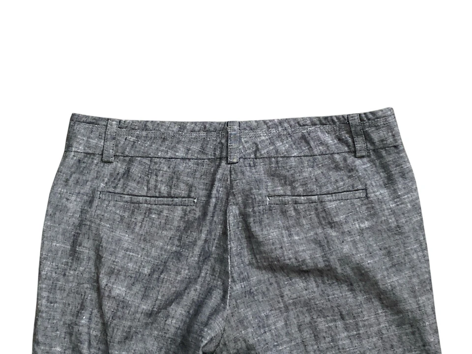 Женские укороченные брюки-капри NEW YORK & COMPANY размер 4 с крапинками из льняной смеси - Изображение 4 из 4