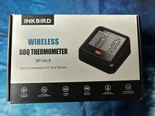 Inkbird Wireless BBQ Temperature Controller Meat Thermometer IDF-34C-B Black