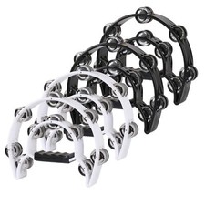 4 Pack Handheld Tambourine with Metal Jingles, Panderos Para Adultos, Double ...