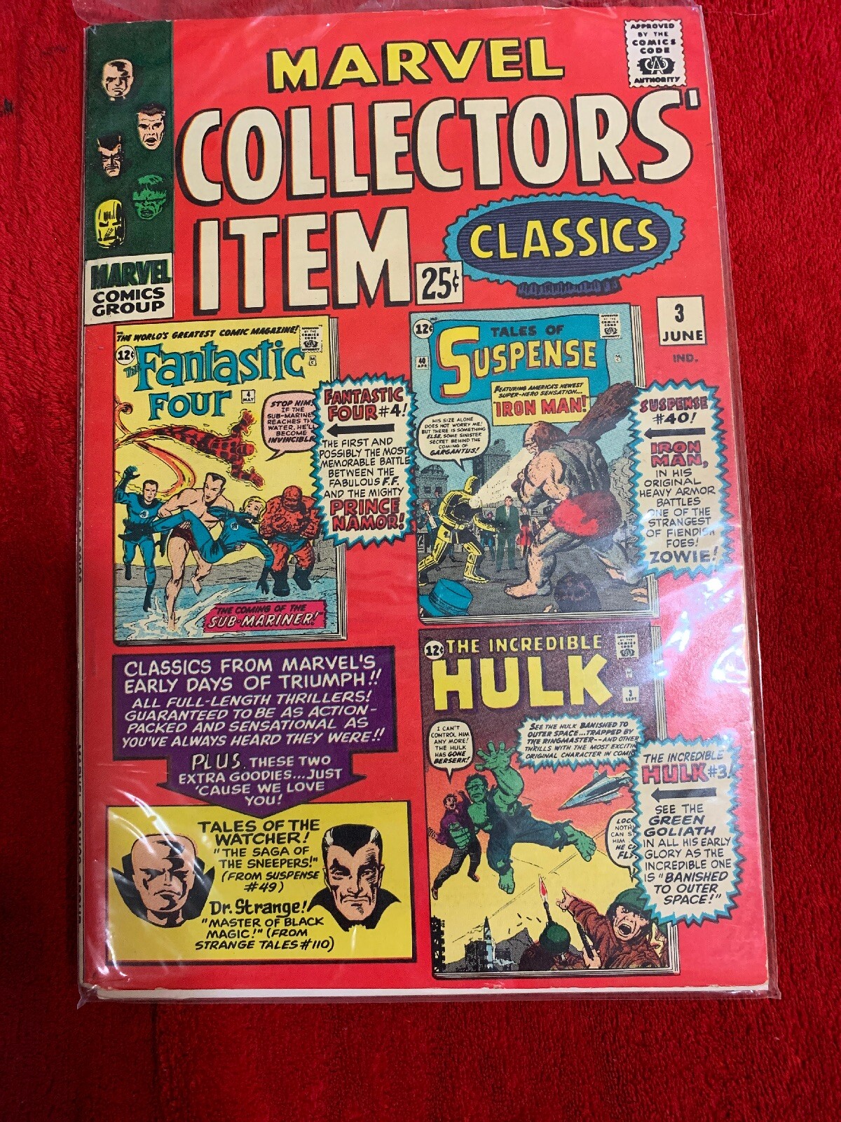 Marvel Collectors' Item Classics 3 Jun 1965 Silver Age Marvel Comics