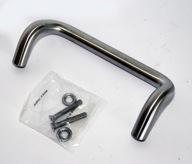 Ives 8190HD0 US32D 1 3/4" 90 Degree Offset commercial Door Pull 10" St