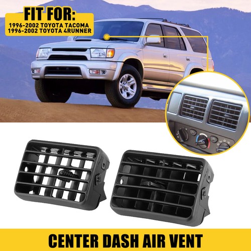 2* Rejilla de aire acondicionado central tablero para Toyota 4runner Tacoma 96 97 98 99 00 01 02 - Imagen 11 de 18