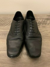 Salvatore Ferragamo Men  s Oxford Dress Shoes - Size 9, Black