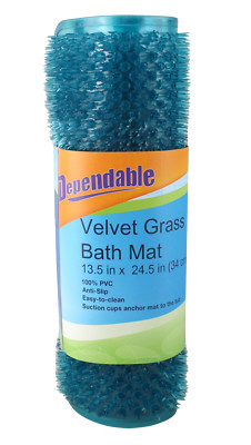 Grass Textured Spa Quality Foot Scrubber Bath Mat Bathroom Tub & Bath Mat Anti-S