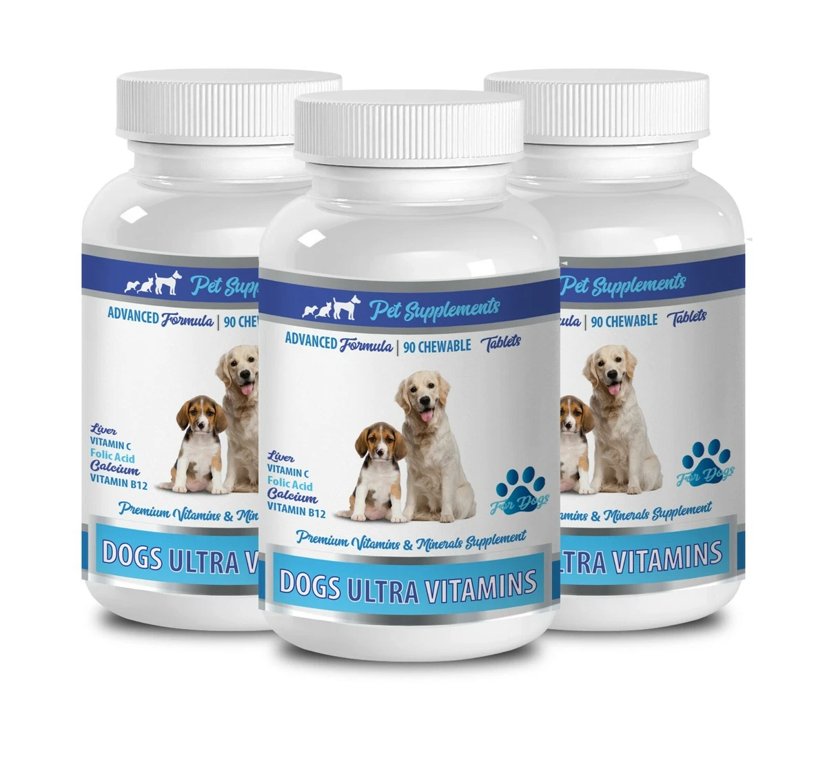 Calcium vitamins top for dogs