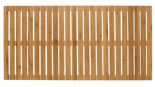 WENKO Baderost Indoor Outdoor Bambus Vorleger 100x50 cm Matte Sauna Pool Dusche