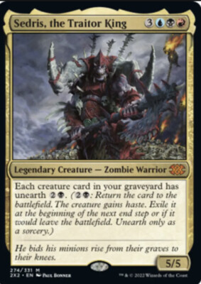 x1 Sedris, the Traitor King M MTG Double Masters 2022 M/NM, English
