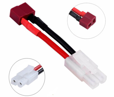   1x Tamiya (Kompatibel) Stecker auf T-Plug Buchse Adapterkabel Adapter Akku  