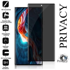 For Samsung Galaxy S24 S23 S22 S21 Ultra Anti-Spy Privacy Glass Screen Protector
