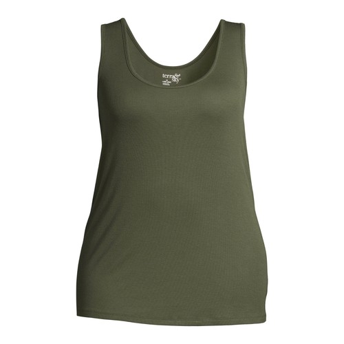 Terra & Sky Ladies Plus Size Layering Tank Top Sea Turtle Size 4X 28W-30W - Picture 3 of 4