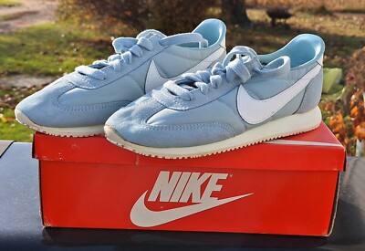 だ*う様 NIKE オセアニア US13 スウォッシュソール　デッドストック Vintage 1984 Nike LADY OCEANA Women's Shoes, Blue & White, NOS