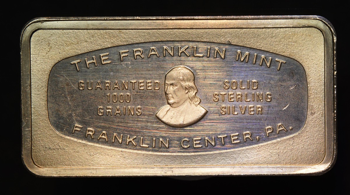 1974 Florida National Bank & Trust Miami Franklin Mint 2oz 925