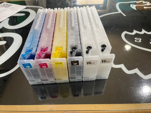 6PC Refillable (Full) Ink Cartridges for Epson F2100 F2000 With Chips