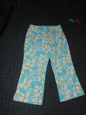 Lilly Pulitzer Vintage Crabs Print Cotton/Spandex Capris Size 4