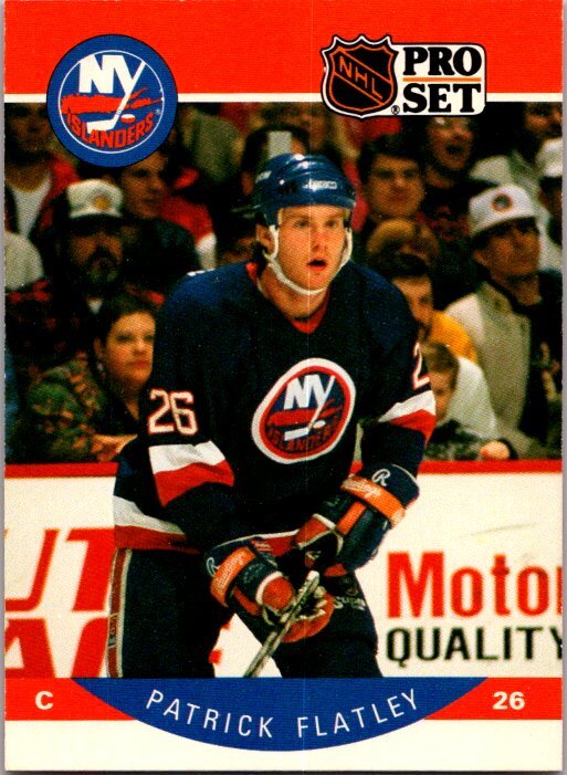 1990-91 Pro Set #182a Patrick Flatley