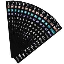 20 Pieces Digital Temperature Sticker Adhesive Thermometer Strip Aquarium The...