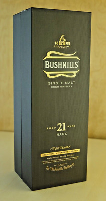 Bushmills 21 Jahre Single Malt Irish Whisky - 0.7L,  Abfüllung 2014