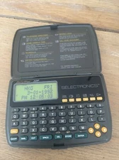 Vintage Selectronics DataStor 32P Electronic Data Directory Calculator Scheduler