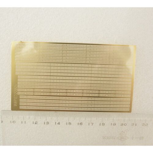 1/700 PHOTO-ETCHED SERIES WWII Navy Vessel'S Guard Three Handrail Railing - Picture 2 of 3
