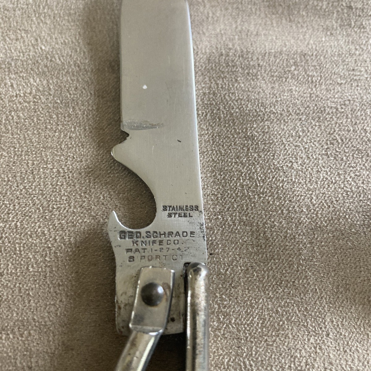 Vintage Geo. Schrade Camp Set Folding Knife & Fork , Plus Vintage Geo. Schrade Camp Set Folding Knife & Fork , Plus