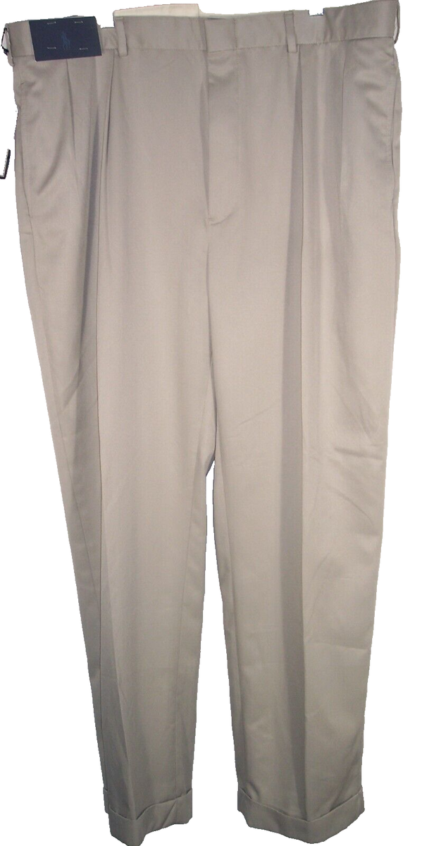 Polo Ralph Lauren The Beaton Pant sz 40 Beige Poly 32