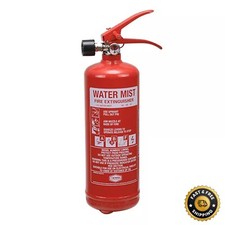Jewel 1.4L, Litre, ltr Water Mist Dry Fire Extinguisher, Next Day Delivery