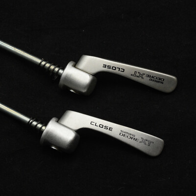 Shimano Deore XT M737 Quick Release Lever Skewers MTB 100 135mm