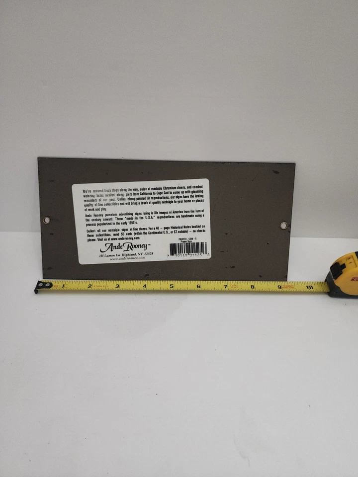 Puede que la oración no esté permitida en la escuela, pero es bienvenido aquí letrero de metal esmaltado USADO Foto 2 de 4