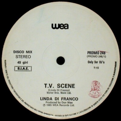 Linda Di Franco / Mike + The Mechanics - T.V. Scene / Silent ...(12''Rare Promo)