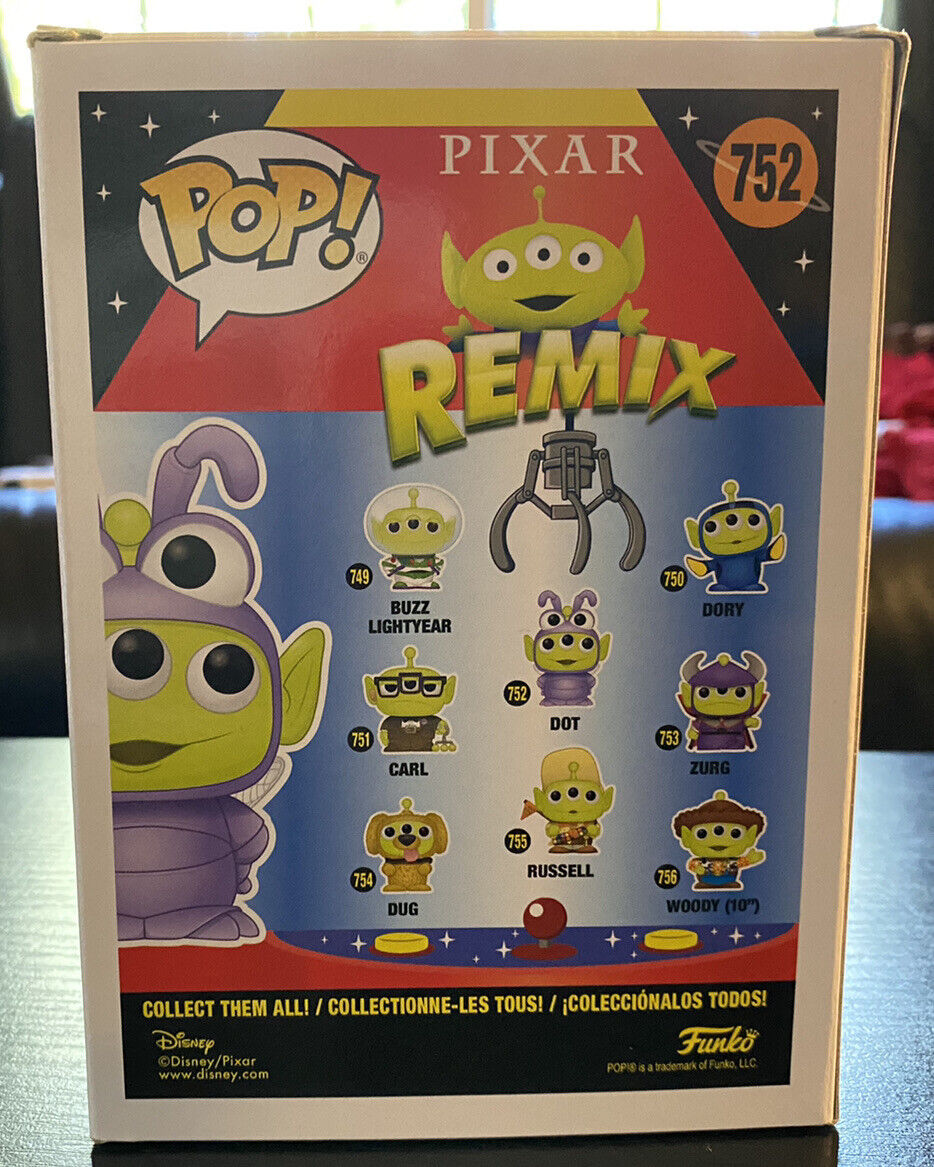 Dot #752 Pixar Alien Remix Funko Pop! Disney Desenho Animado