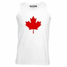 Canada International Vest - Red Sleeve Country T-Shirt Sport Flag Olympics Snow