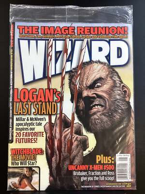 Wizard: The Guide to Comics #202 - Old Man Logan cover SEALED