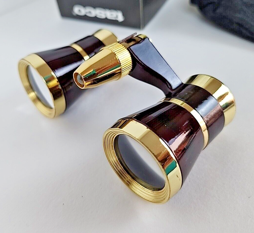 OPERA GLASSES BINOCULARS VINTAGE DESIGNER STYLE TASCO 3x25MM NEW/IN BOX