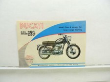 Vintage Ducati 250 OHC Monza Motorcycle Brochure Berliner B6739