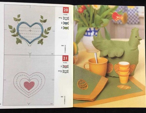 Carta disegni ricamo taglio #20 per Husqvarna Viking Rose #1+ Orchedia Iris - Foto 4 di 11