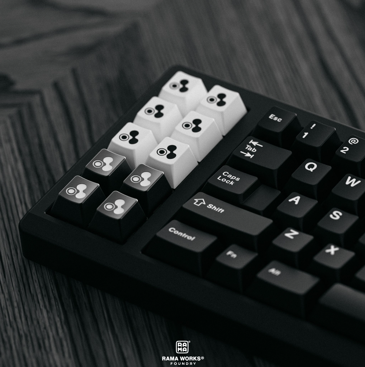 キーボード GMK Pono x RAMA WORKS Artisan keycap RAMA WORKS x ION Artisan Novelty MX Keycap for Mechanical