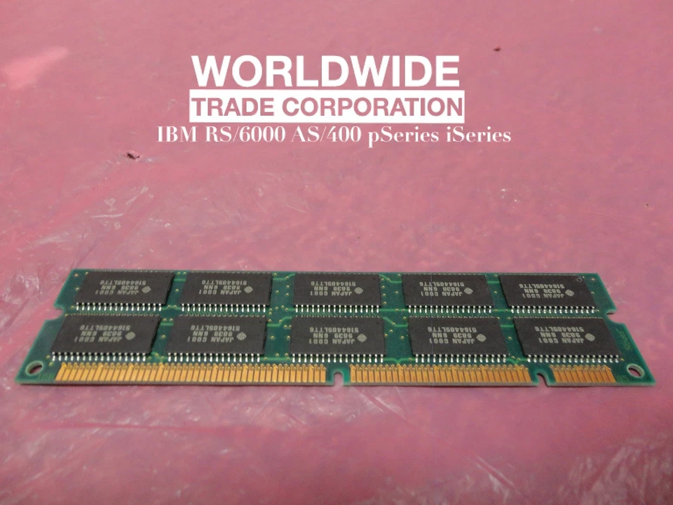 IBM 93H6822 4115 128MB EDO DRAM DIMM Memory 60ns ECC F40 240 pSeries - Image 2 of 3