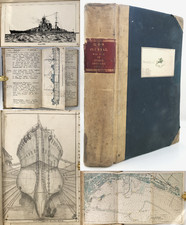 1920-22 MANUSCRIPT JOURNAL Navy HMS Resolution History War Ships ILLUSTRATED