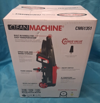 Simpson Clean Machine CM61351 Electric Pressure Washer 1700 PSI | eBay