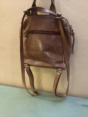 The Sak Brown Leather Convertible Backpack Crossbody  display picture 3