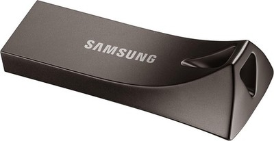 Samsung BAR Plus 128GB USB 3.1 Flash Drive 400MB/s Metal Rugged Titan Gray