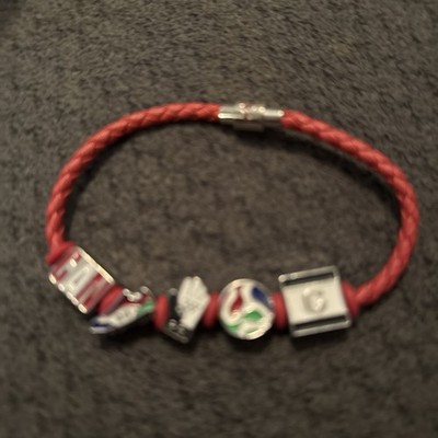 2026 FIFA World Cup Canada Charm Bracelet -NEW-Limited Edition