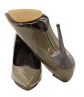Balenciaga Knife Point Toe Pumps in Gray Patent Leather Grey $950 Size 38 8 — photo 5